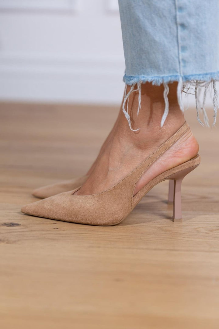 Alice | Escarpins nude avec un talon fin