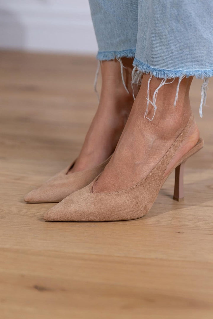 Alice | Escarpins nude avec un talon fin