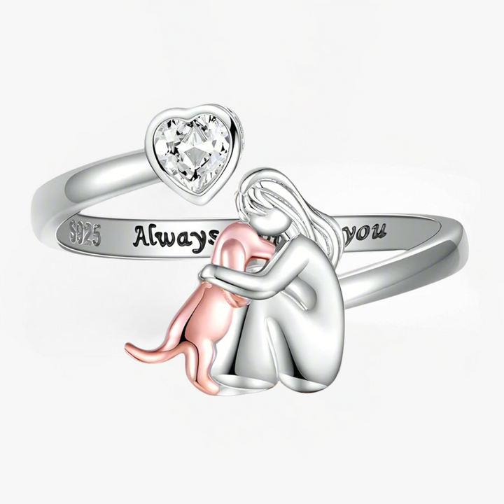 Câlin de Chien - Bague (Rose)