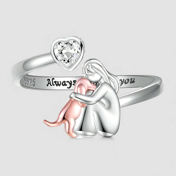 Câlin de Chien - Bague (Rose)
