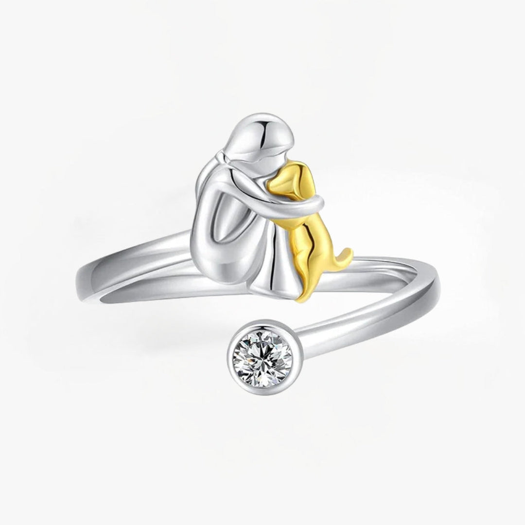 Bague Chien Câlin