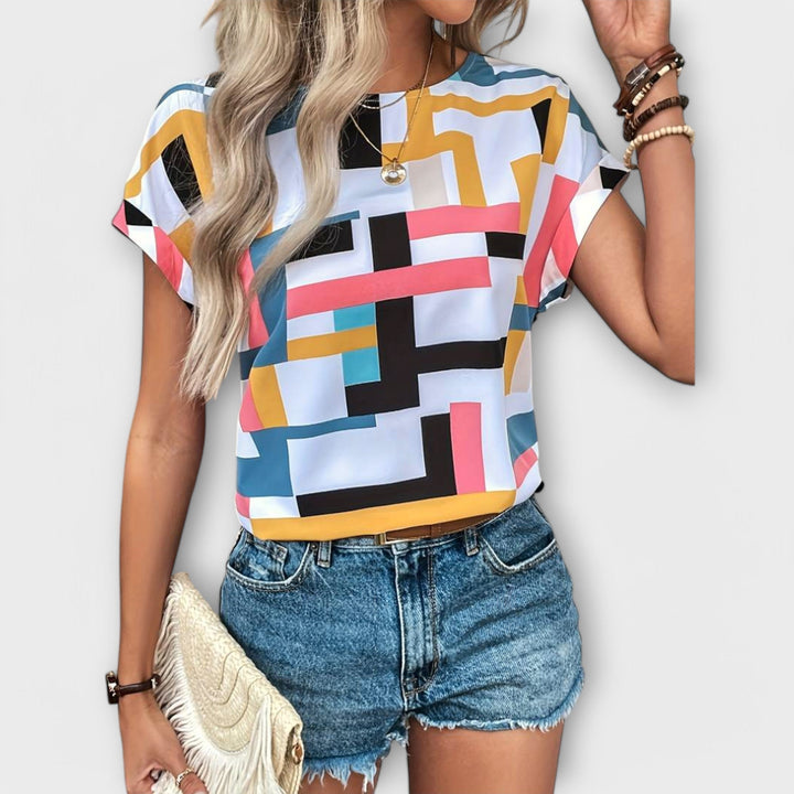 Laure | Blouse à Manches Courtes