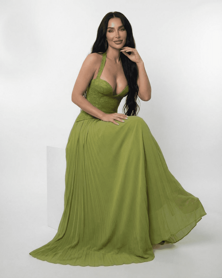 Geneviève | Robe Maxi Verdante