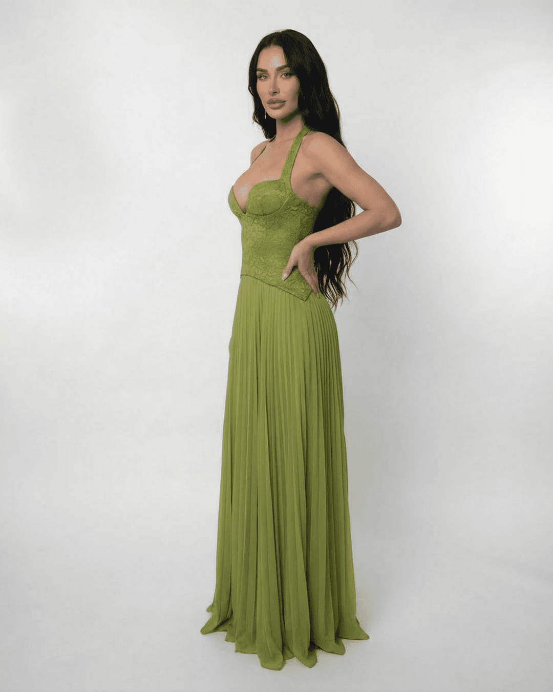 Geneviève | Robe Maxi Verdante