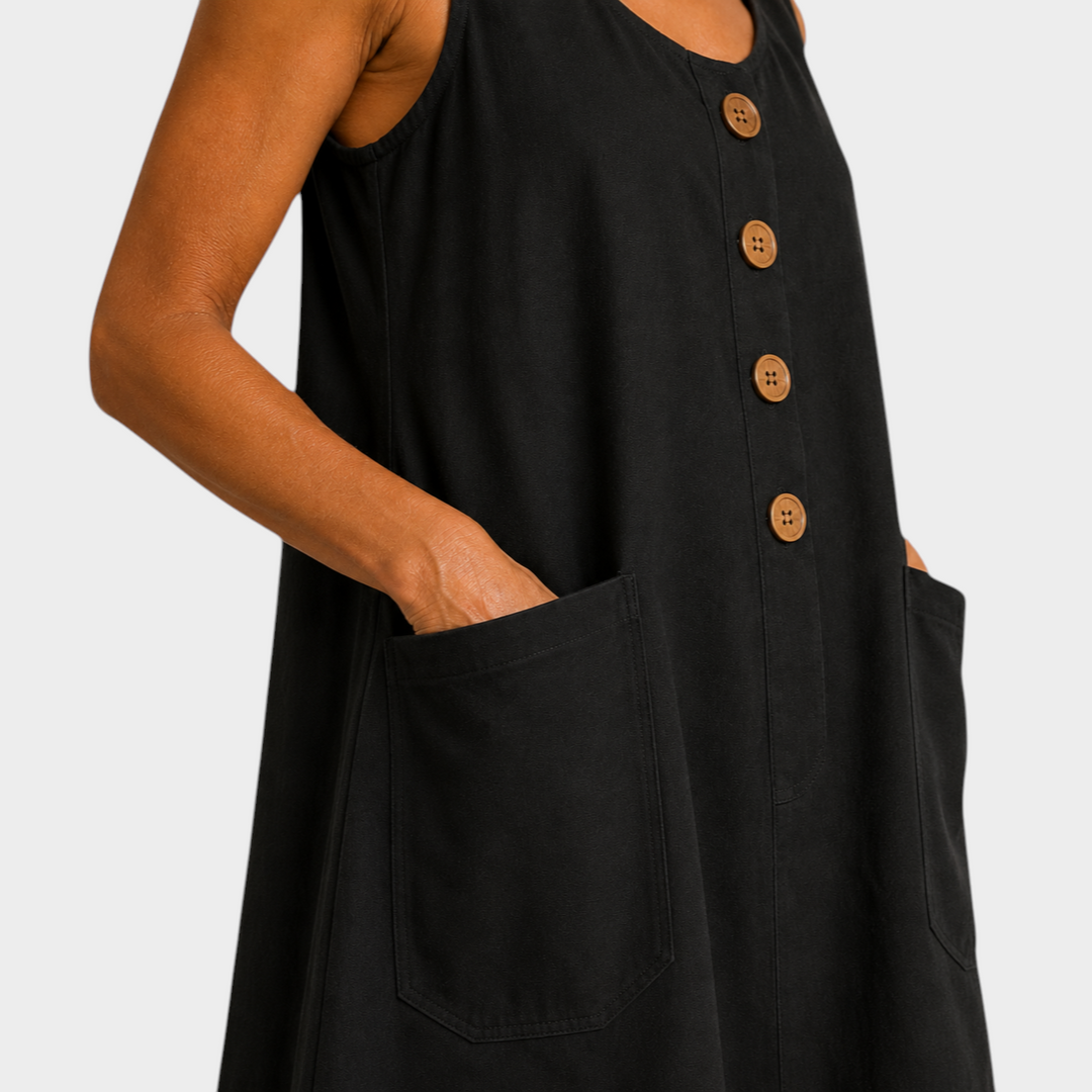 Nathalie | ROBE D'ÉTÉ EN LIN COTON