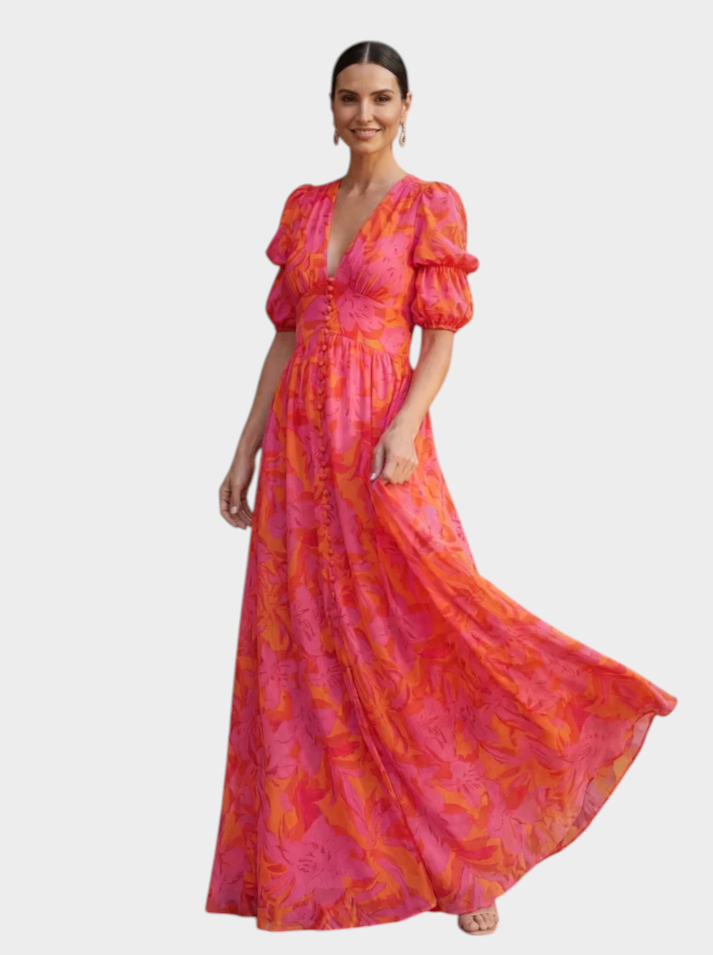 Lucienne | ROBE MAXI FLORALE