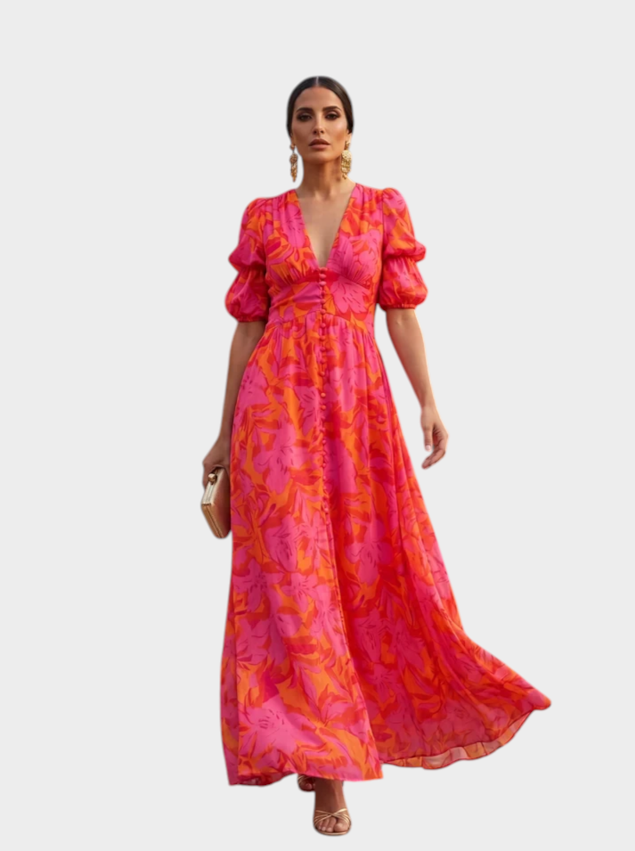 Lucienne | ROBE MAXI FLORALE