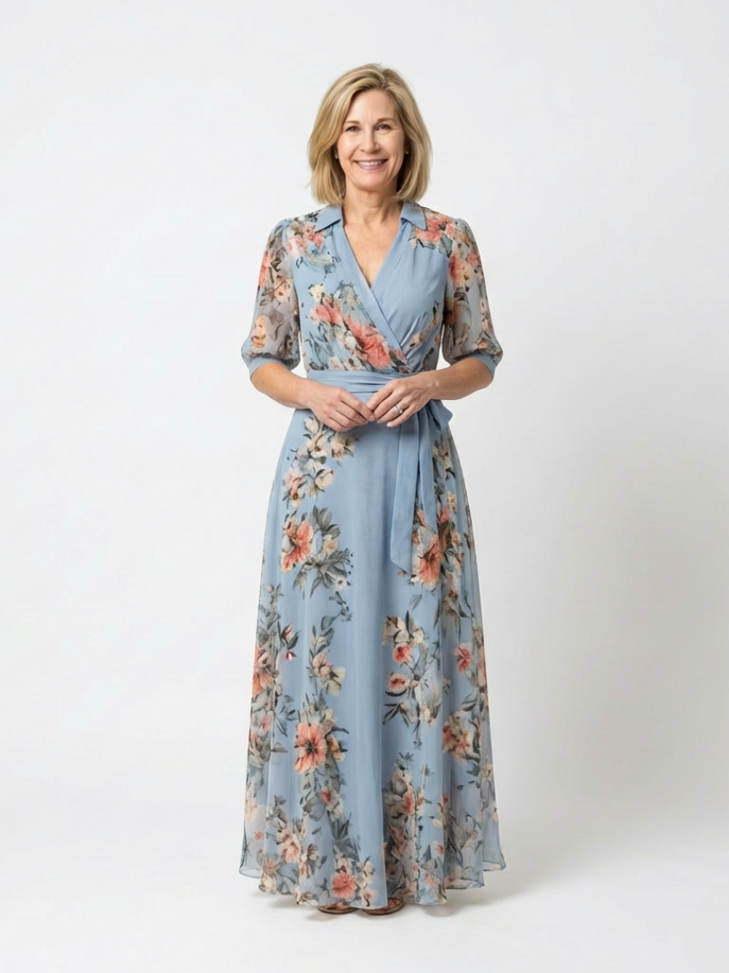 Zoé | Robe Maxi Fleurie