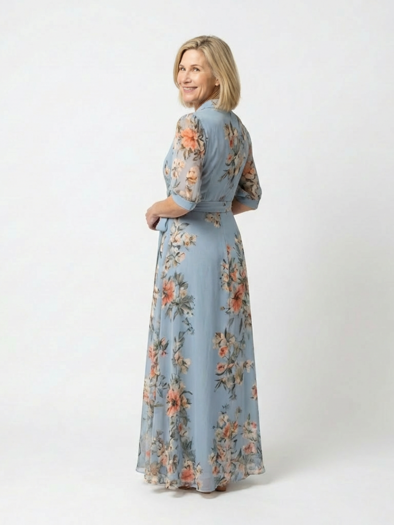 Zoé | Robe Maxi Fleurie
