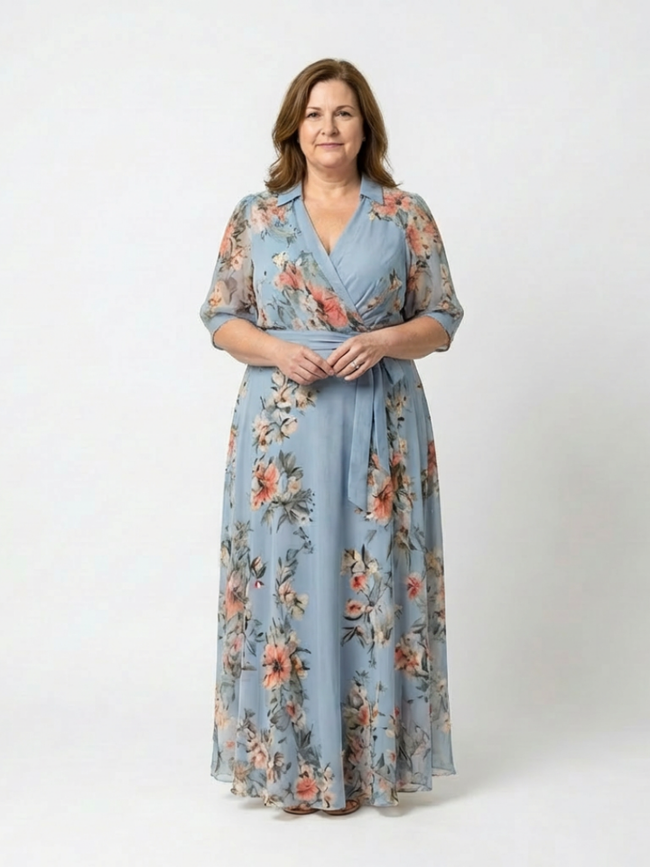 Zoé | Robe Maxi Fleurie
