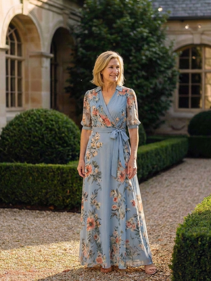 Zoé | Robe Maxi Fleurie