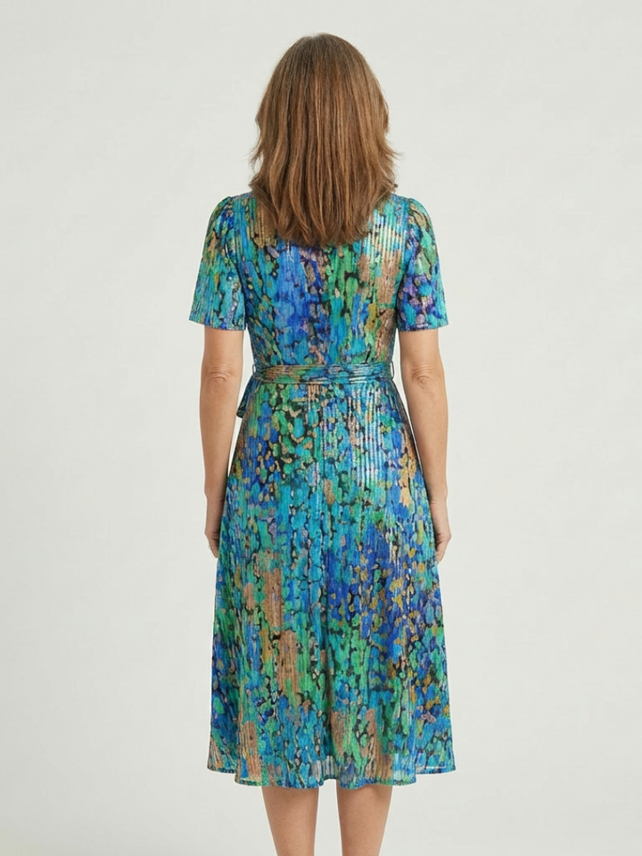 Rachilde | Robe Midi avec Motif Abstrait