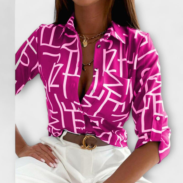 Renée | Blouse à Col Classique