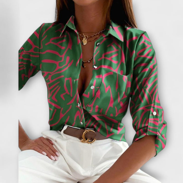 Renée | Blouse à Col Classique
