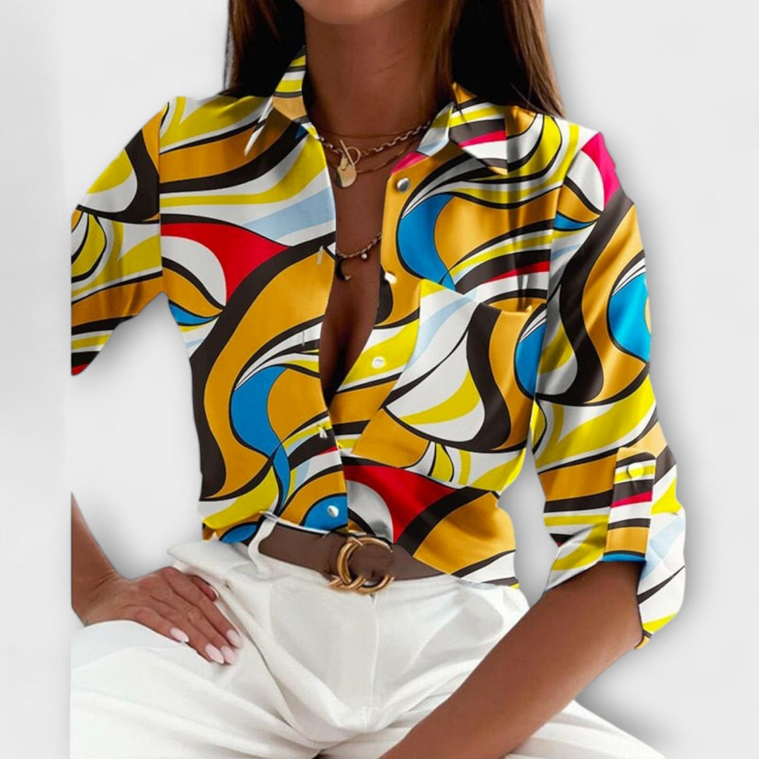 Renée | Blouse à Col Classique