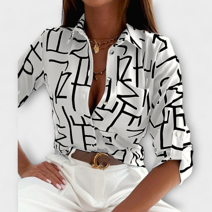 Renée | Blouse à Col Classique