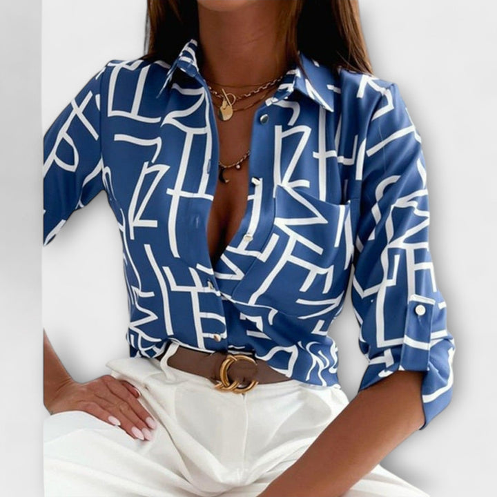 Renée | Blouse à Col Classique