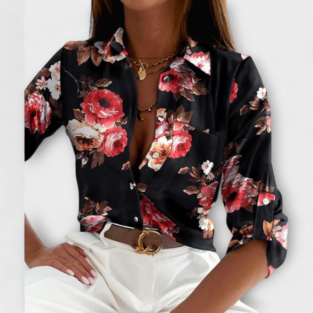 Renée | Blouse à Col Classique