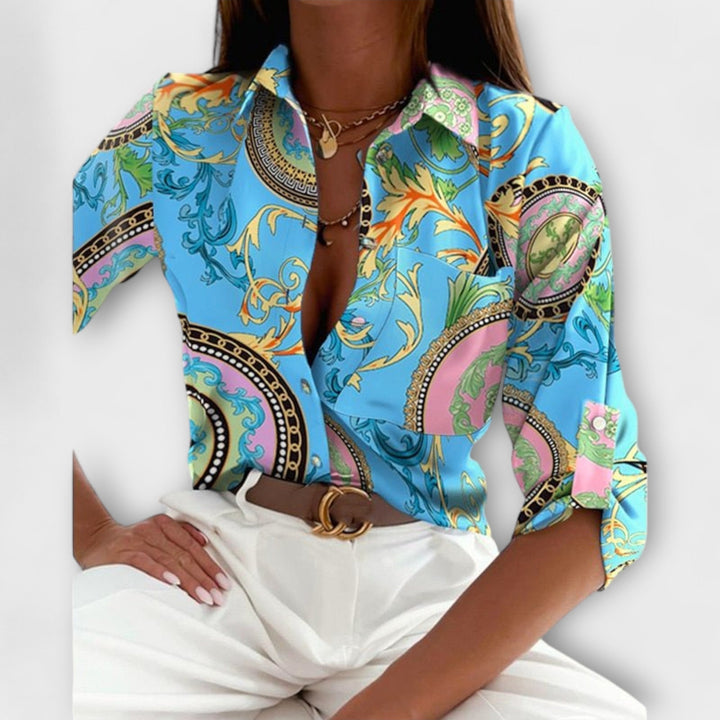 Renée | Blouse à Col Classique