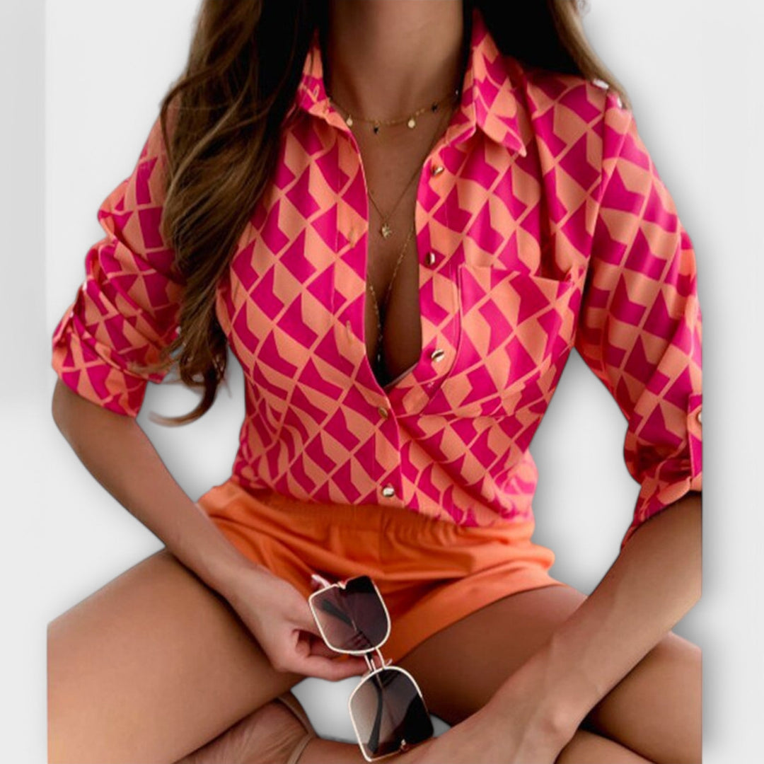 Renée | Blouse à Col Classique