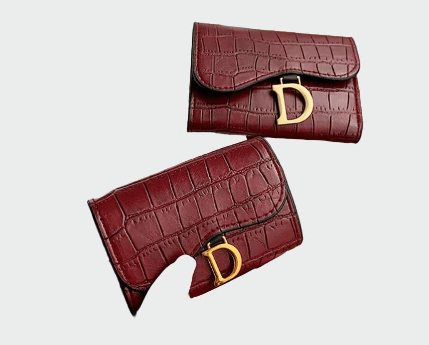 Portefeuille en Cuir de Luxe